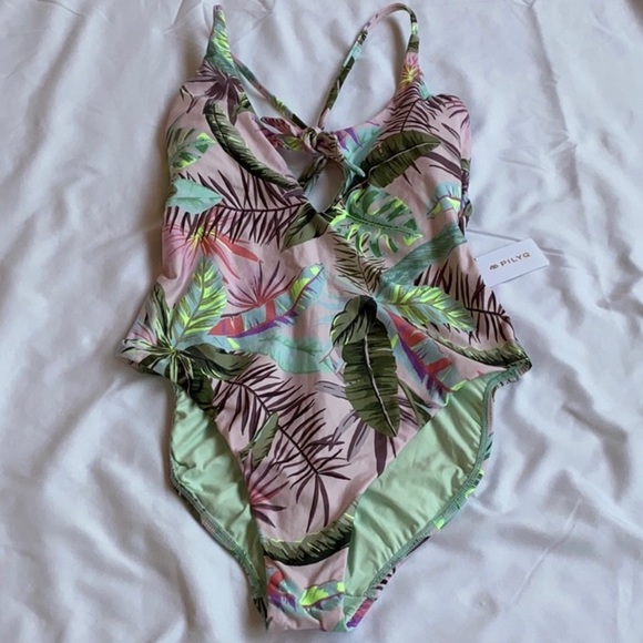 PILYQ Bahamas Arielle One Piece swimsuit Sz S - Picture 3 of 6